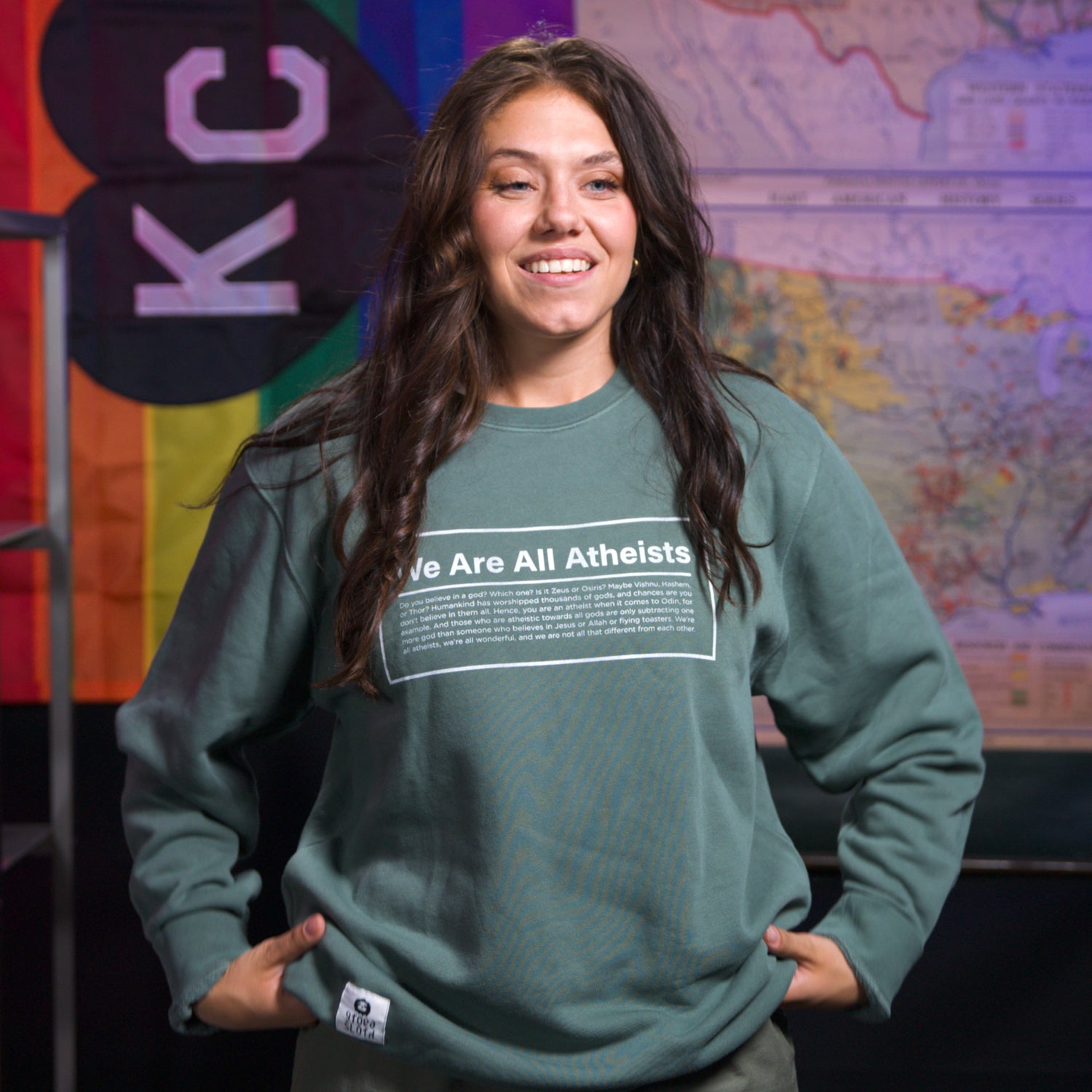 WE ARE ALL ATHEISTS - SWEATSHIRT