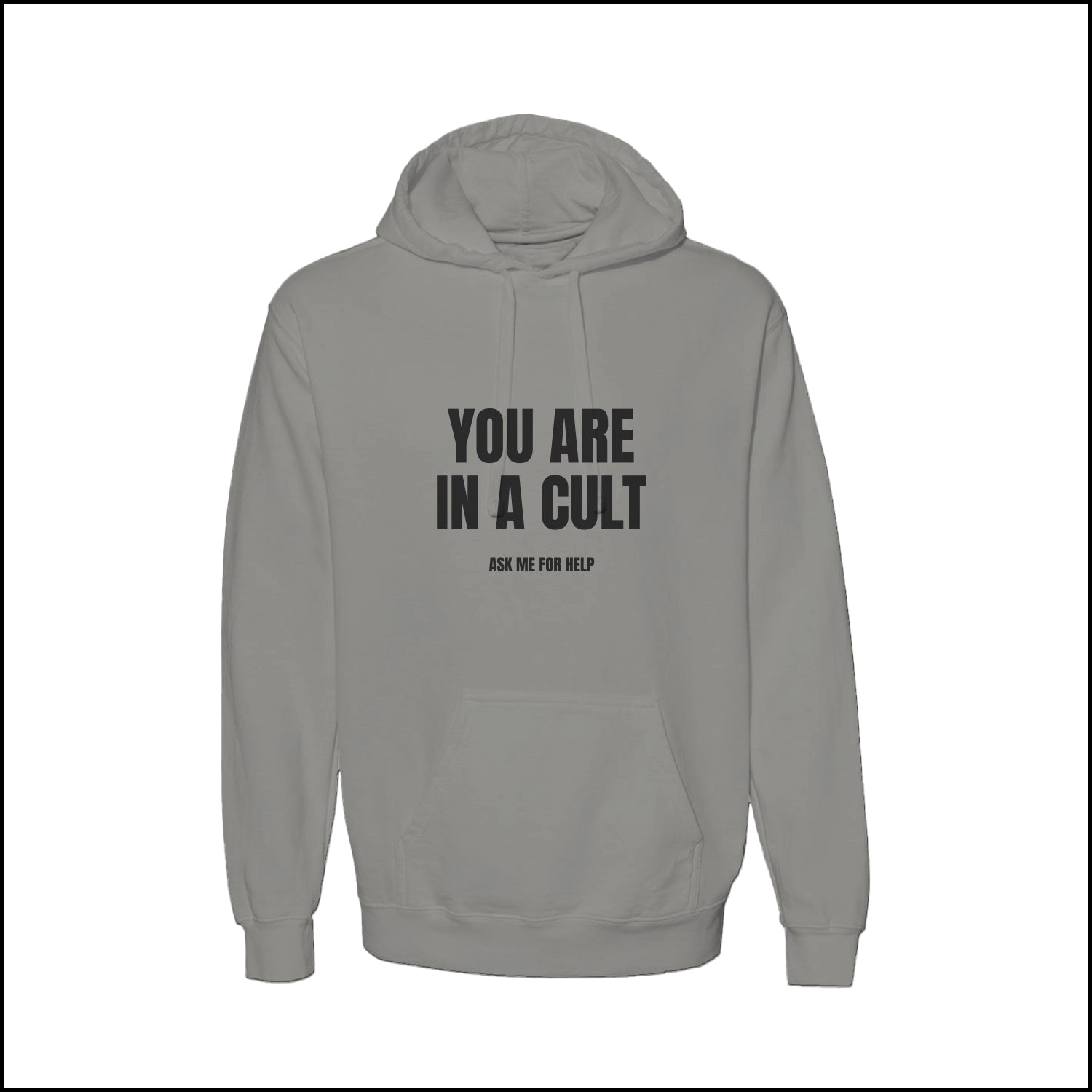 YOU ARE IN A CULT - GARMENT-DYED PREMIUM HOODIE