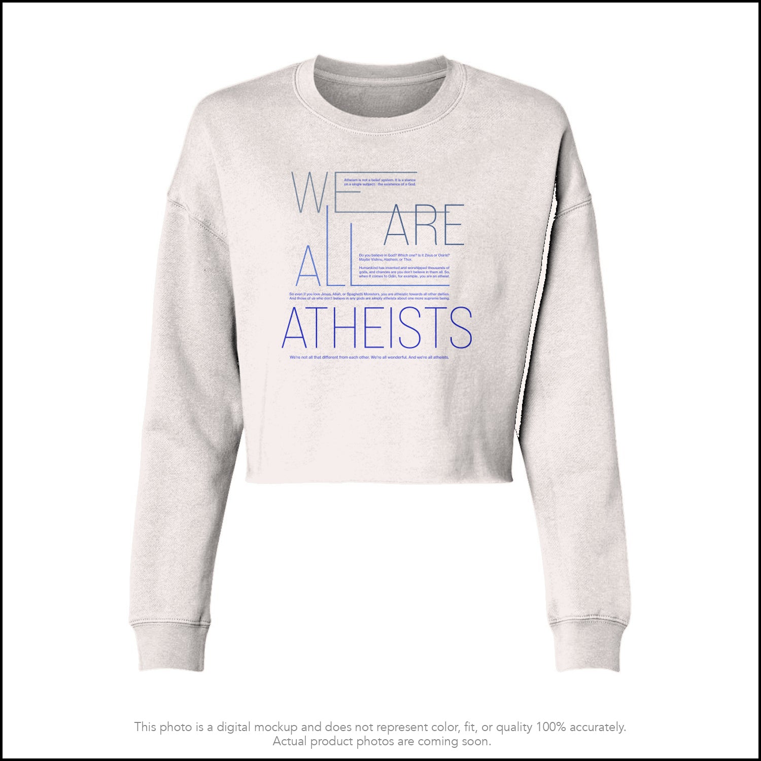 WE ARE ALL ATHEISTS - CROPPED CREW