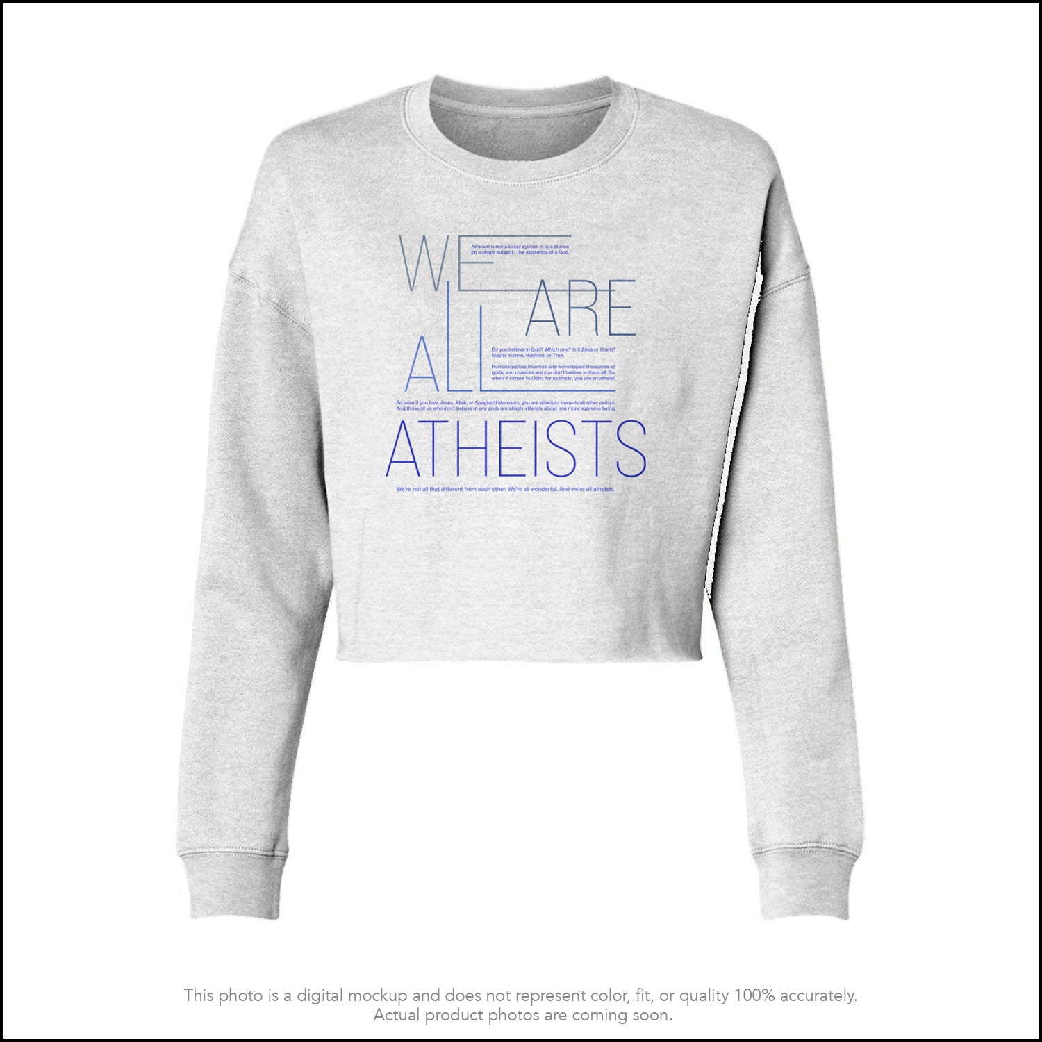 WE ARE ALL ATHEISTS - CROPPED CREW