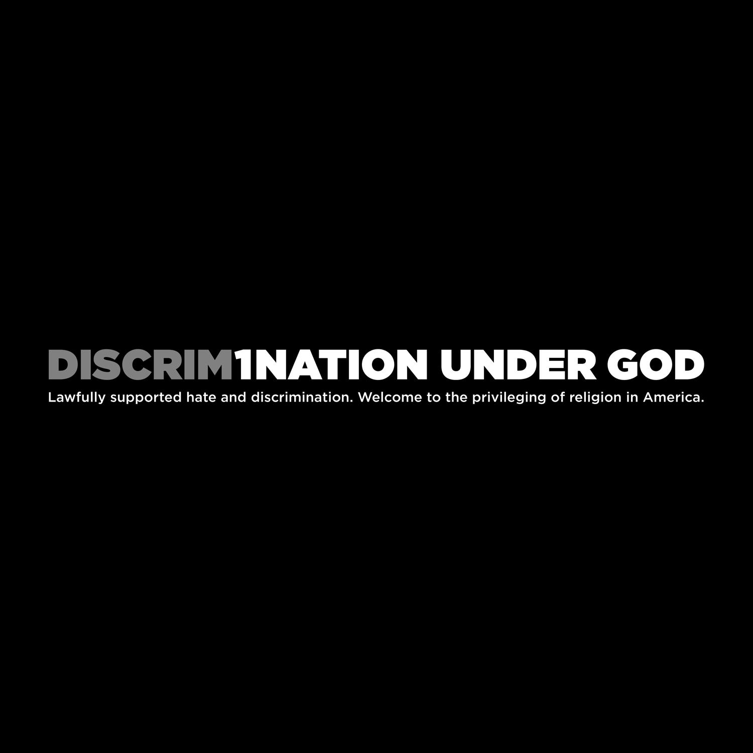 DISCRIMINATION - LONG SLEEVE