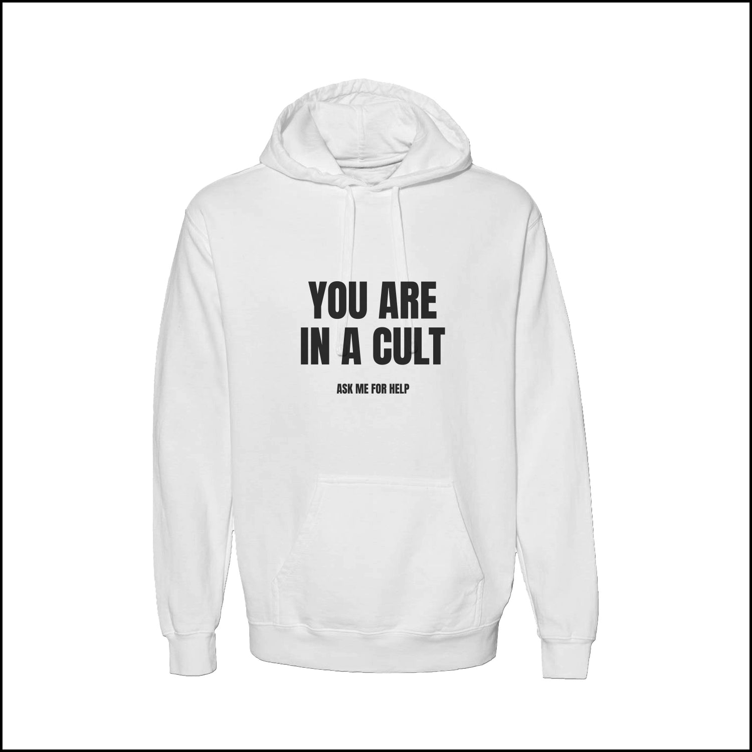YOU ARE IN A CULT - GARMENT-DYED PREMIUM HOODIE