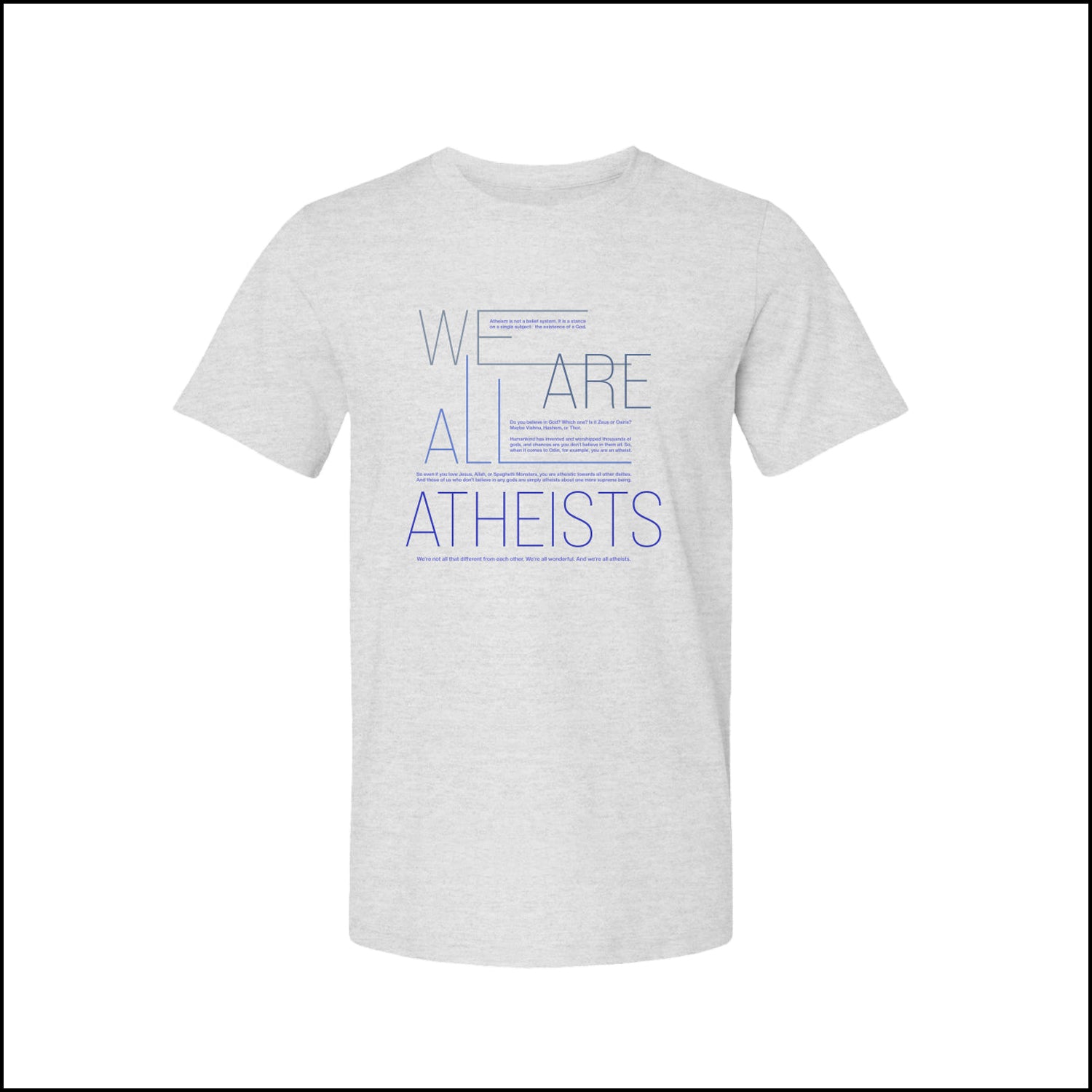 ALL ATHEISTS - T-SHIRT