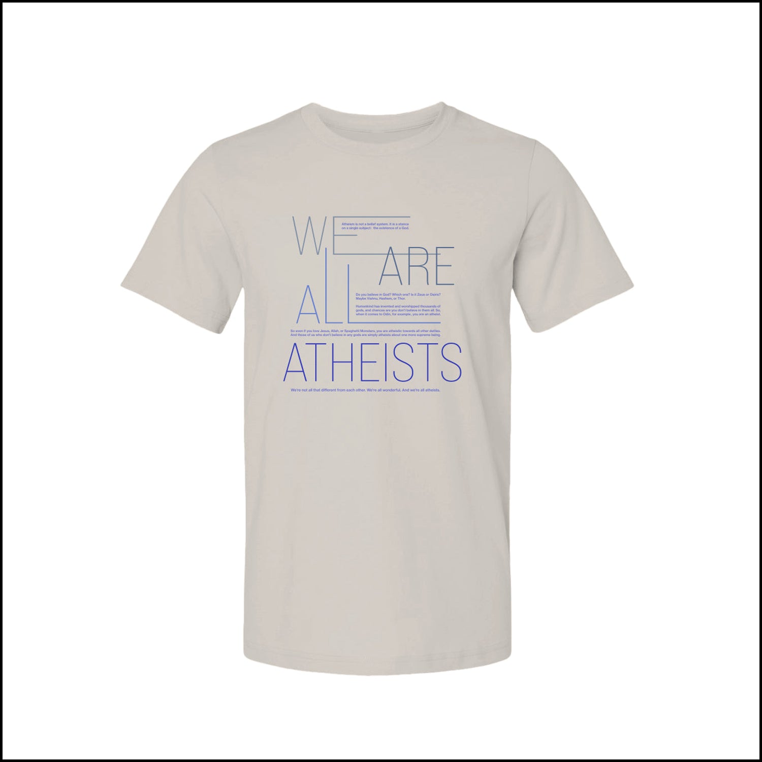 ALL ATHEISTS - T-SHIRT